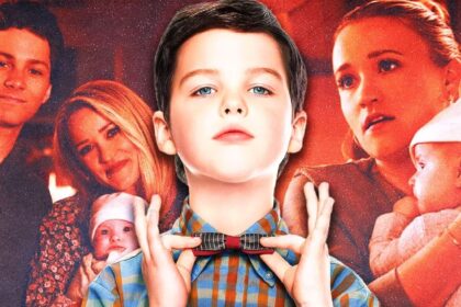 Protagonista de "Young Sheldon" e ao fundo as estrelas do novo spin-off de "The Big Bang Theory". Foto: CBR